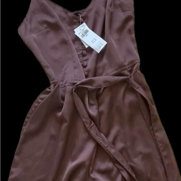 Abercrombie & Fitch Chocolate Brown Jumpsuit - Picture 2 of 8